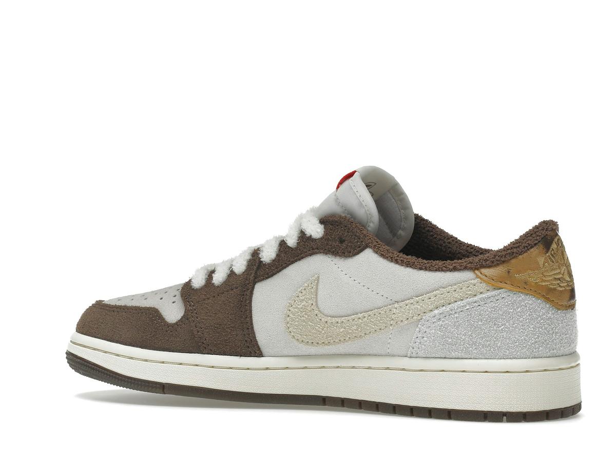 Jordan 1 Retro Low OG Year of the Rabbit SAIL/UNIVERSITY RED-BROWN DV1312-200 - savito