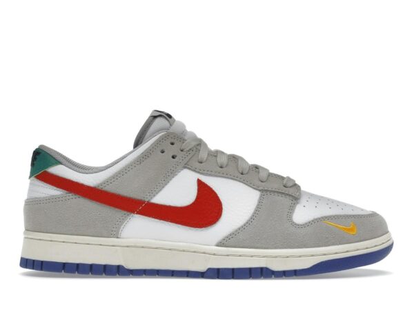 Nike Dunk Low Light Iron Ore White Red Blue DV3497-001 - savito