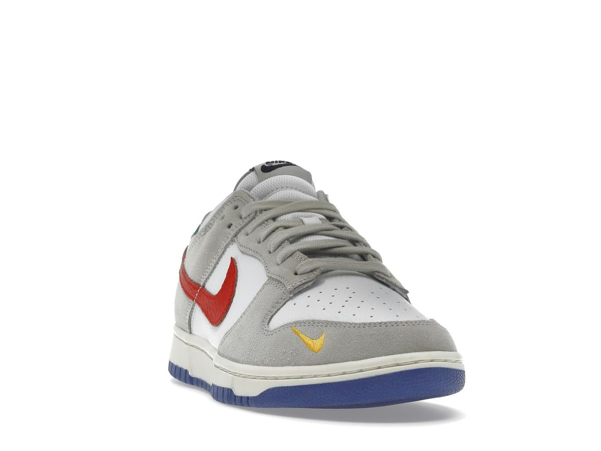 Nike Dunk Low Light Iron Ore White Red Blue DV3497-001 - savito