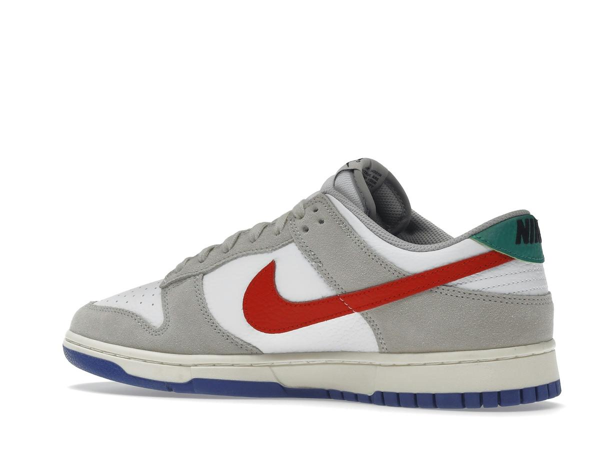 Nike Dunk Low Light Iron Ore White Red Blue DV3497-001 - savito