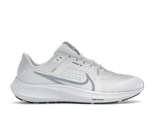 Nike Air Zoom Pegasus 40 Running Shoes White Black Photon Dust Unisex DV3853-102 - savito