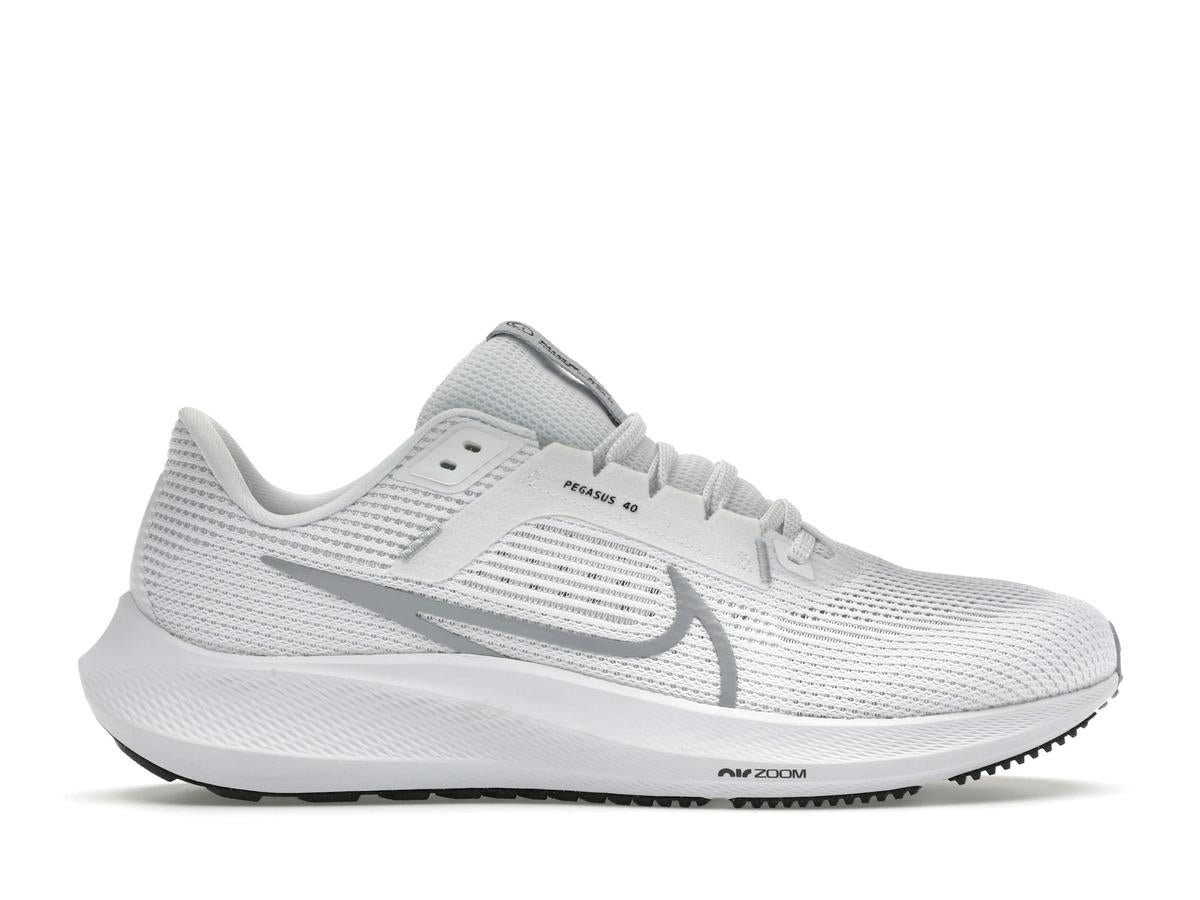 Nike Air Zoom Pegasus 40 Running Shoes White Black Photon Dust Unisex DV3853-102 - savito