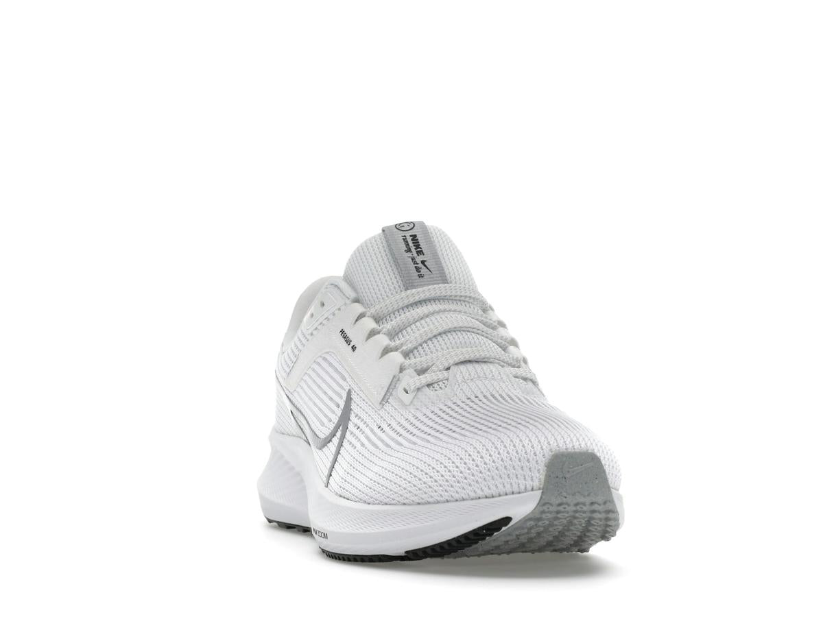 Nike Air Zoom Pegasus 40 Running Shoes White Black Photon Dust Unisex DV3853-102 - savito