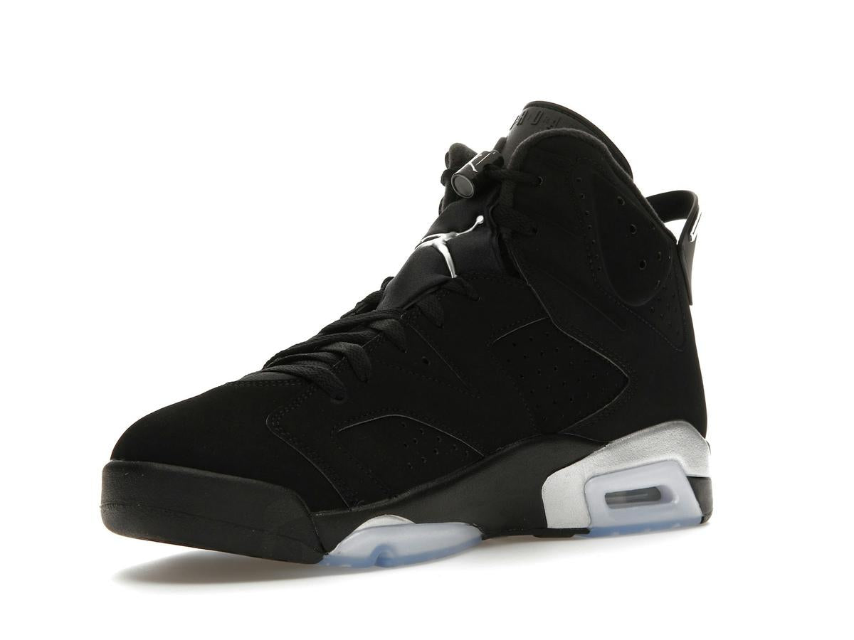 Jordan 6 Retro Chrome Black Metallic Silver DX2836-001 - savito
