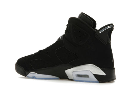 Jordan 6 Retro Chrome Black Metallic Silver DX2836-001 - savito