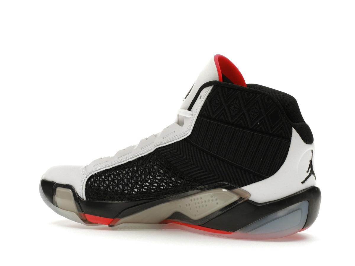 Jordan 38 Fundamentals Clear Sole White Black Siren Red Performance Shoes DZ3356-106 - savito