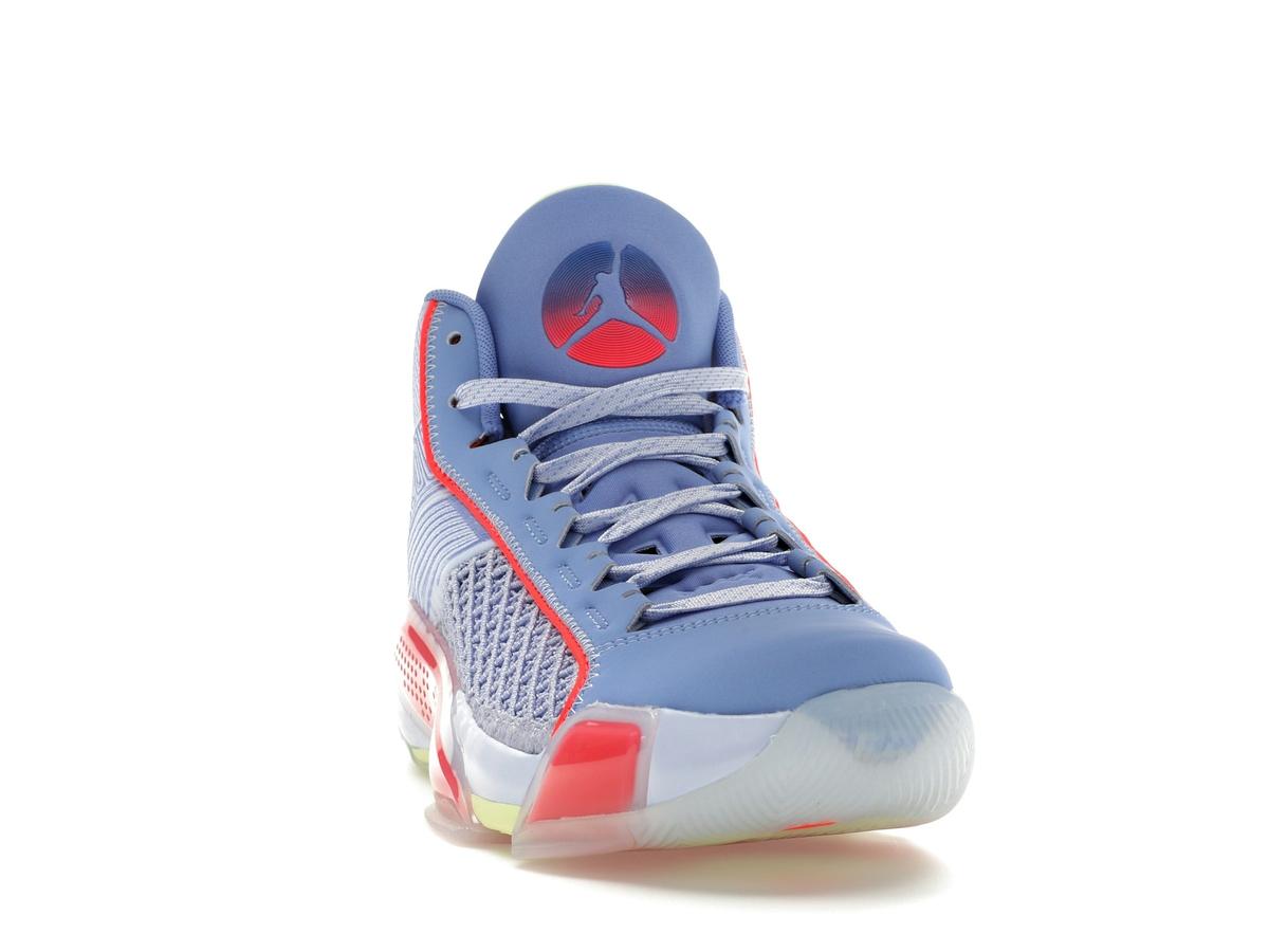 Jordan 38 Fadeaway Basketball Shoes Light Marine Astronomy Blue DZ3356-500 - savito