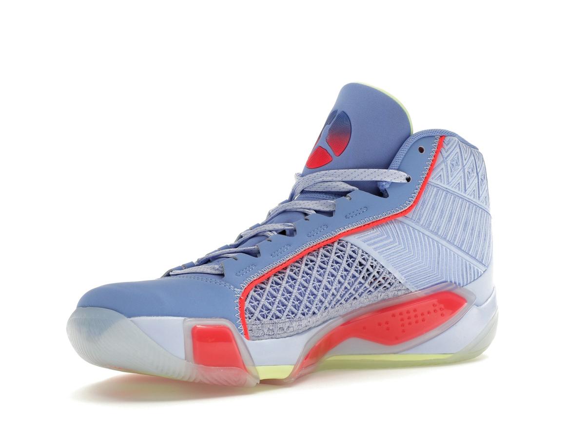 Jordan 38 Fadeaway Basketball Shoes Light Marine Astronomy Blue DZ3356-500 - savito