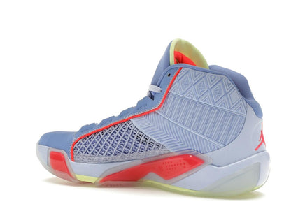 Jordan 38 Fadeaway Basketball Shoes Light Marine Astronomy Blue DZ3356-500 - savito