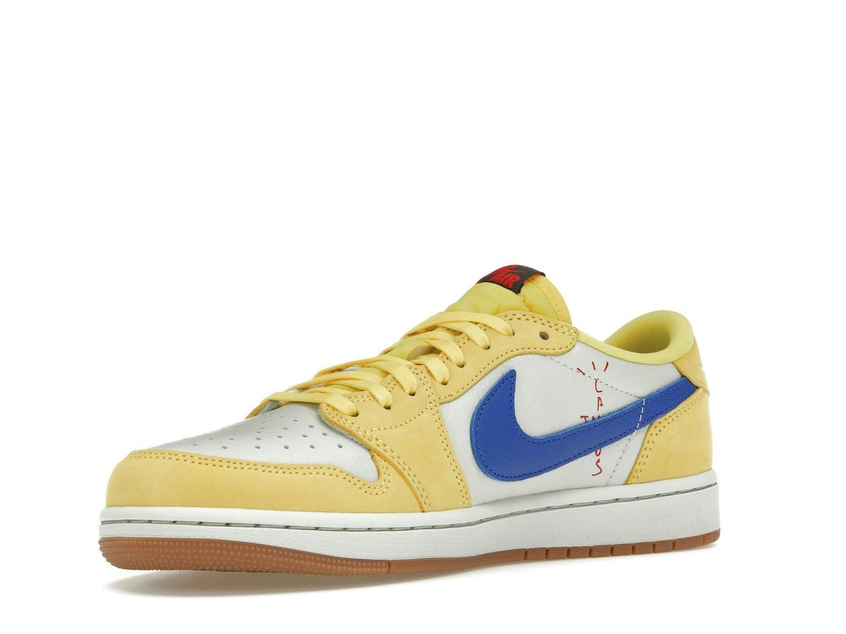 Jordan 1 Retro Low OG SP Travis Scott Canary Women's Shoes DZ4137-700 - savito