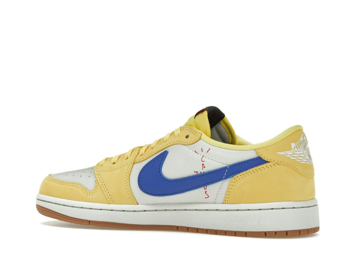 Jordan 1 Retro Low OG SP Travis Scott Canary Women's Shoes DZ4137-700 - savito