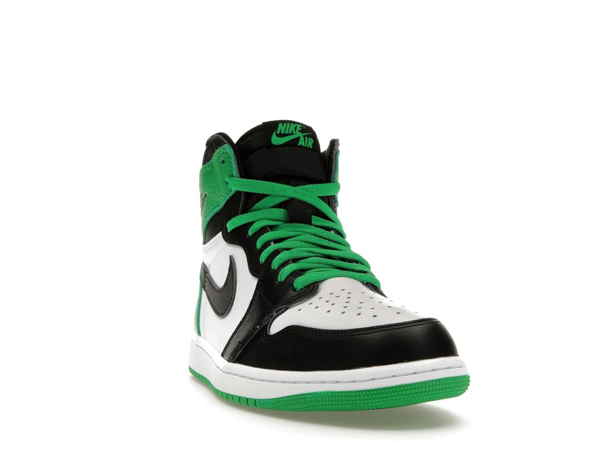 Air Jordan 1 Retro High OG Lucky Green Black White Men's Shoes DZ5485-031 - savito