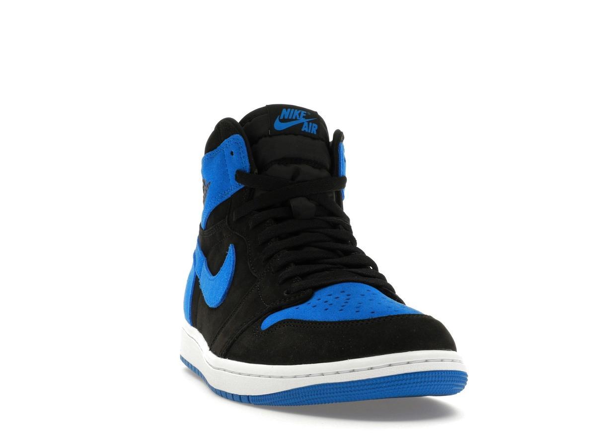 Jordan 1 Retro High OG Royal Reimagined Suede Black Royal Blue White DZ5485-042 - savito