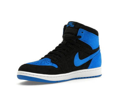 Jordan 1 Retro High OG Royal Reimagined Suede Black Royal Blue White DZ5485-042 - savito
