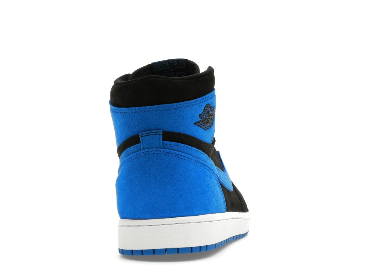 Jordan 1 Retro High OG Royal Reimagined Suede Black Royal Blue White DZ5485-042 - savito