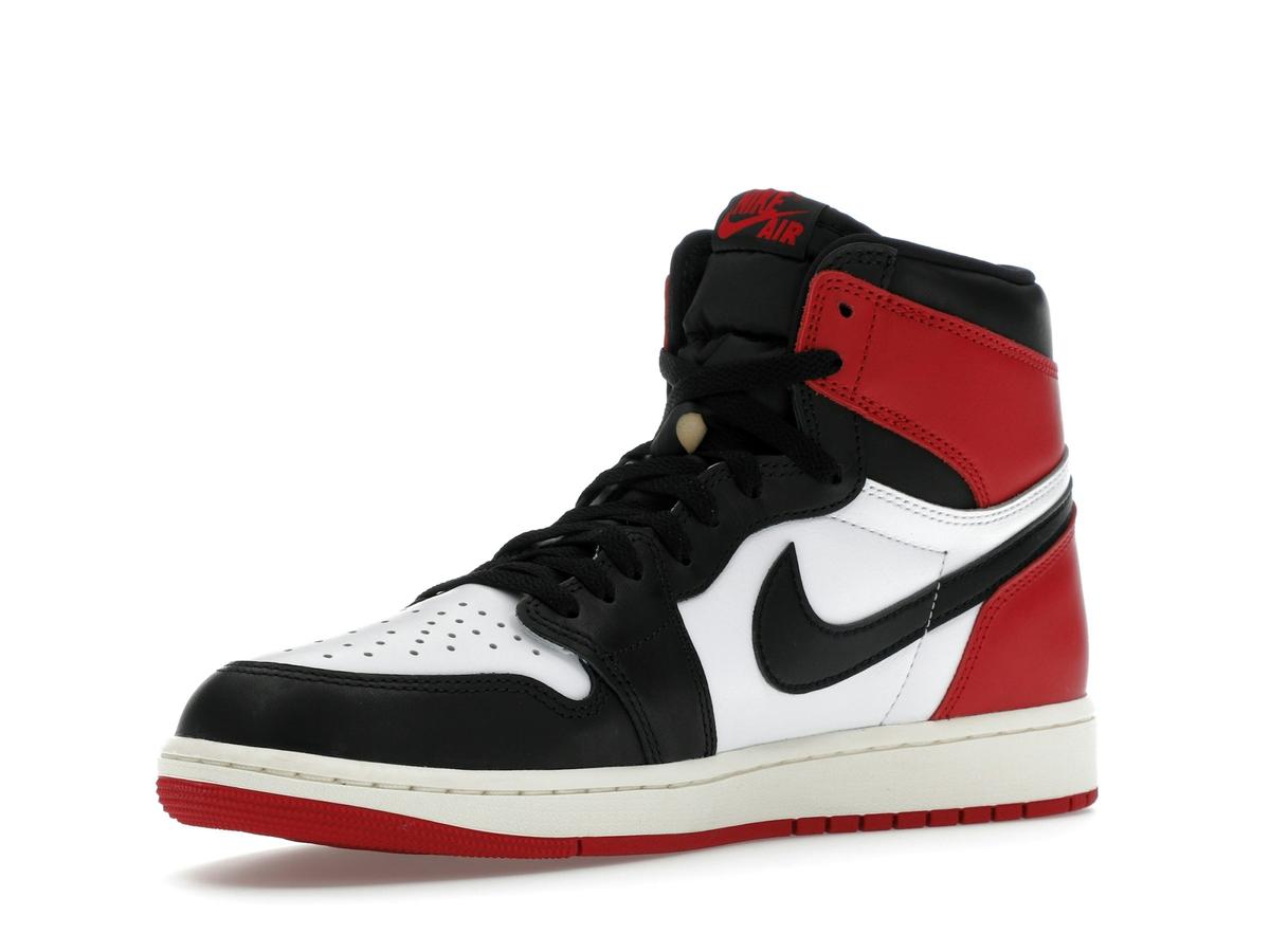 Jordan 1 Retro High OG Black Toe Reimagined Black Varsity Red White DZ5485-106 - savito