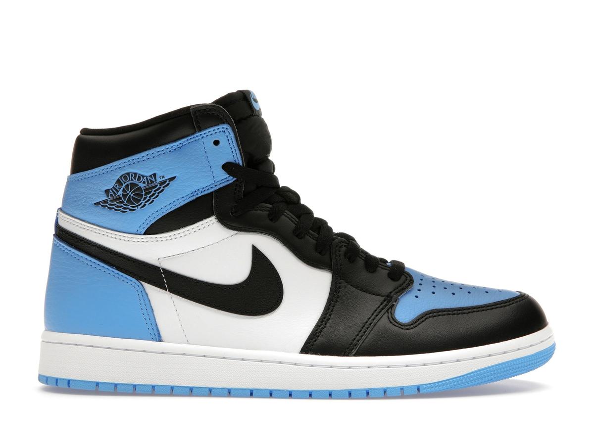 Jordan 1 Retro High OG UNC Toe DZ5485-400 University Blue Black White Sneakers - savito