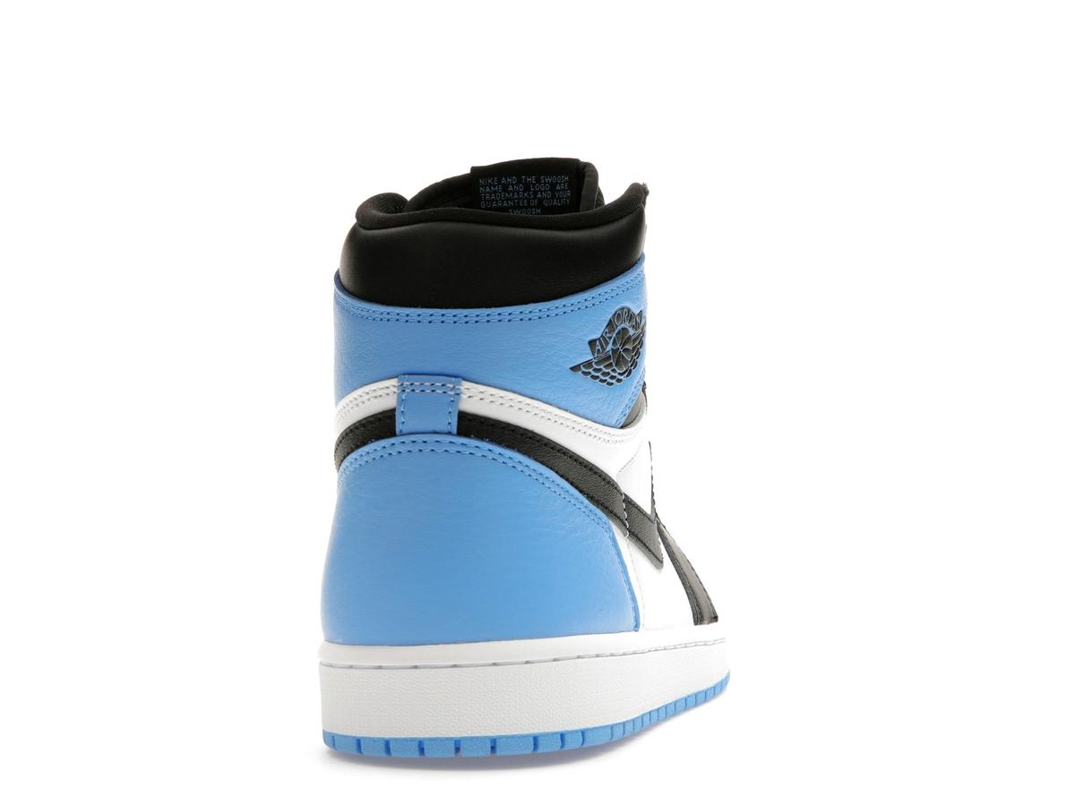 Jordan 1 Retro High OG UNC Toe DZ5485-400 University Blue Black White Sneakers - savito