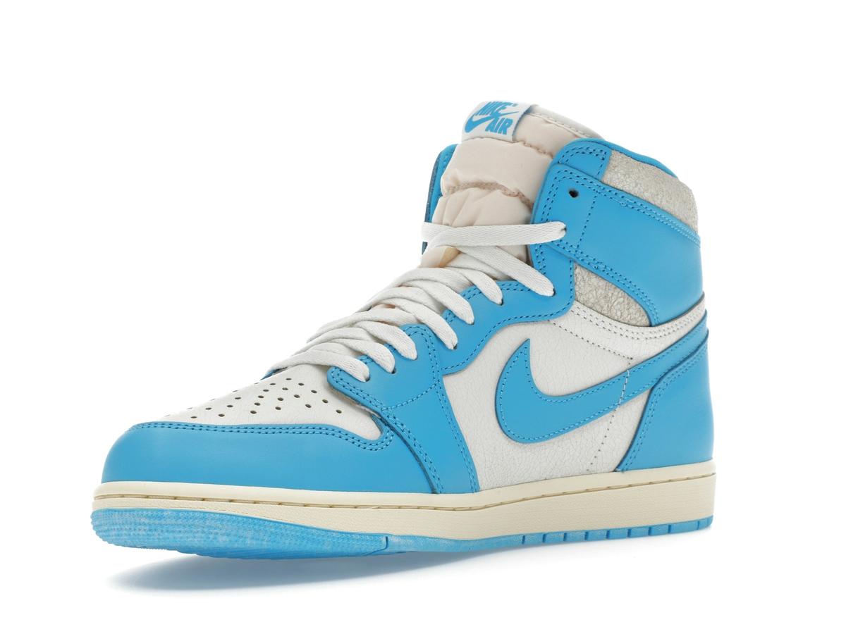 Jordan 1 Retro High OG UNC Reimagined DZ5485-402 Dark Powder Blue Sail - savito