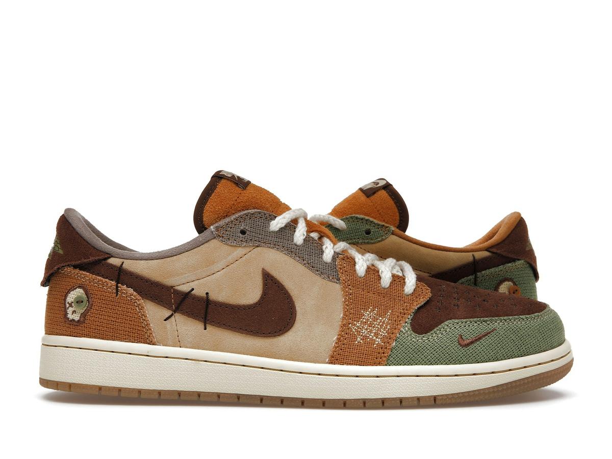 Jordan 1 Retro Low OG Zion Williamson Voodoo Oil Green DZ7292-200 - savito