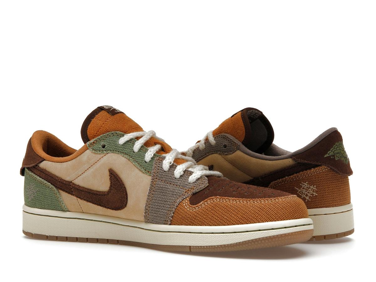 Jordan 1 Retro Low OG Zion Williamson Voodoo Oil Green DZ7292-200 - savito