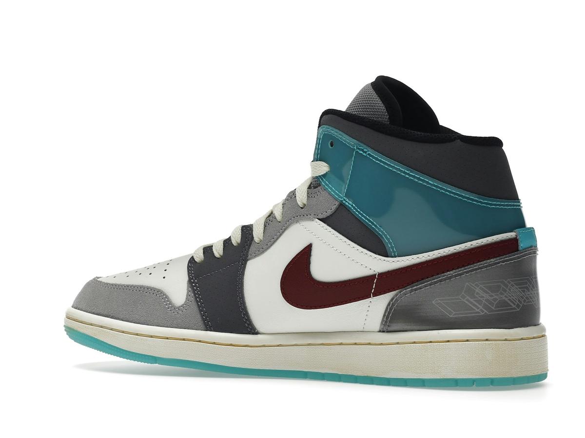 Jordan 1 Mid SE Exploration Unit FB1870-161 Sail/Grey/Blue-Red - savito