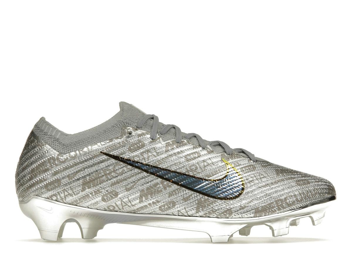 Nike Zoom Mercurial Vapor 15 Elite XXV SE FG Soccer Cleats Metallic Silver FB8862-060 - savito