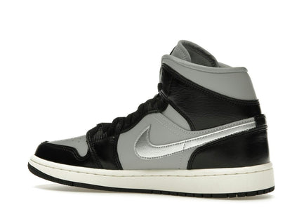 Jordan 1 Mid SE Women's Black Metallic Silver FB9892-002 - savito