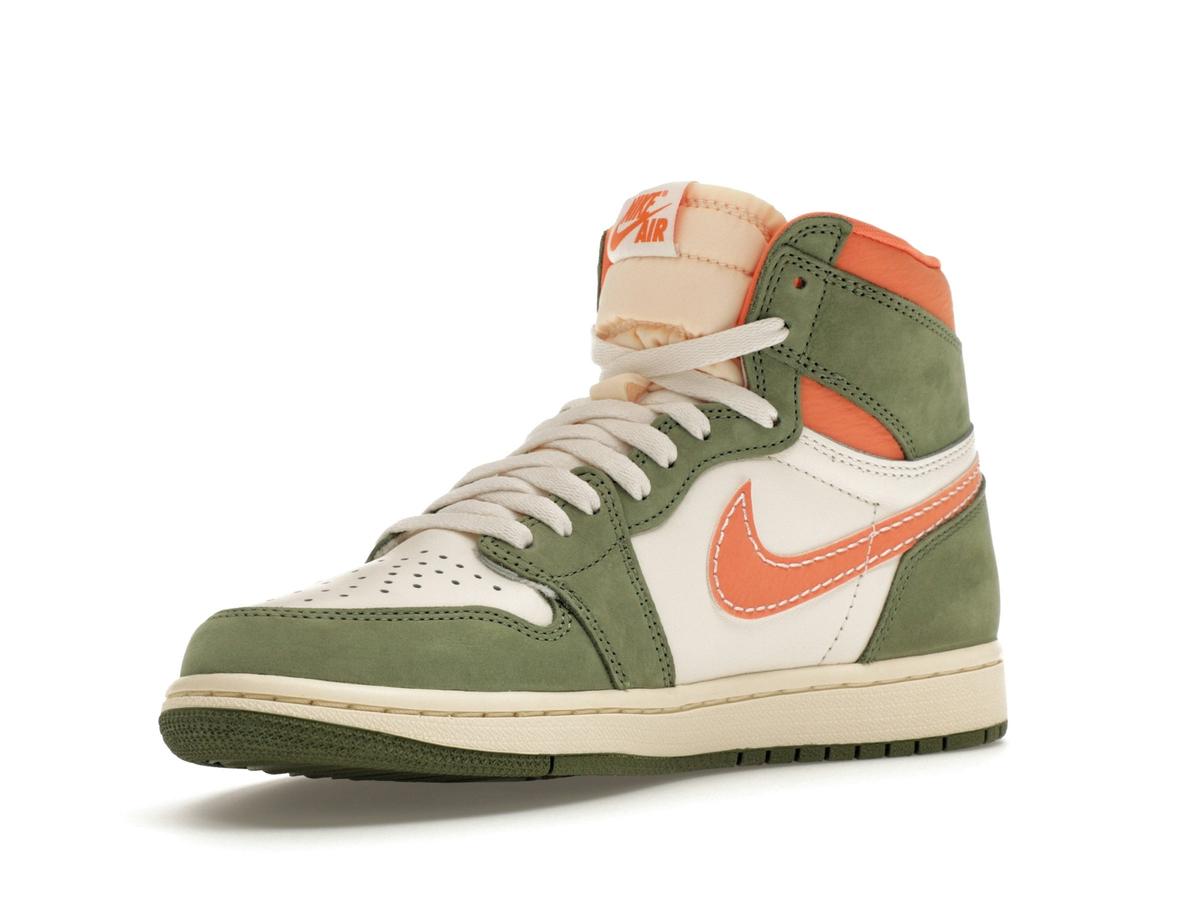 Jordan 1 High OG Craft Celadon Sky J Light Olive Bright Mandarin FB9934-300 - savito