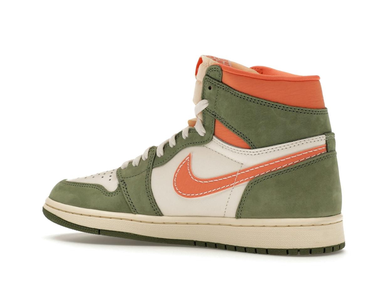 Jordan 1 High OG Craft Celadon Sky J Light Olive Bright Mandarin FB9934-300 - savito
