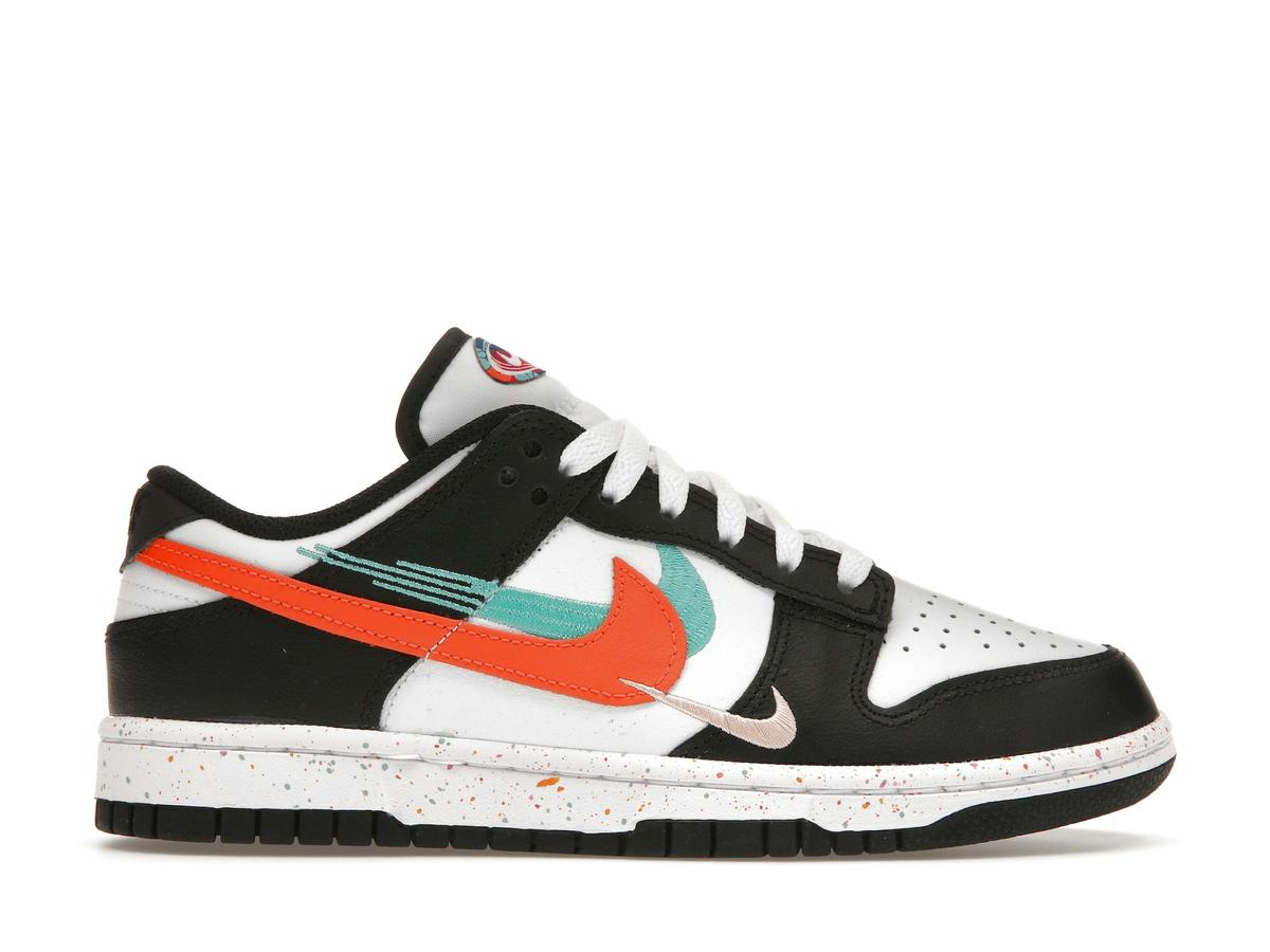 Nike Dunk Low Women's Multiple Swooshes White Washed Teal FD4623-131 - savito