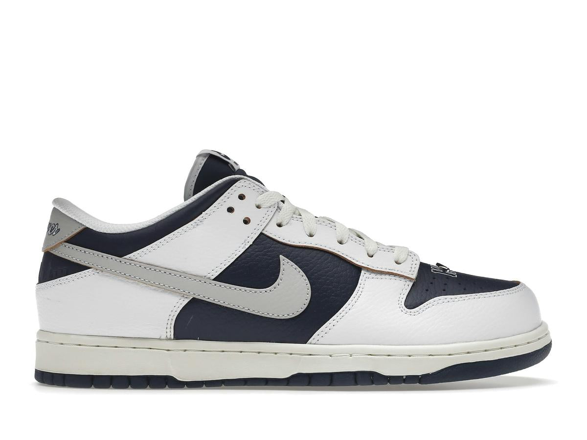 Nike SB Dunk Low HUF New York City White Navy Blue FD8775-100 - savito