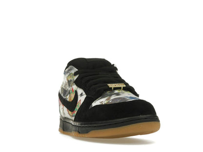 Nike SB Dunk Low Supreme Rammellzee Black Multi-Color FD8778-001 - savito