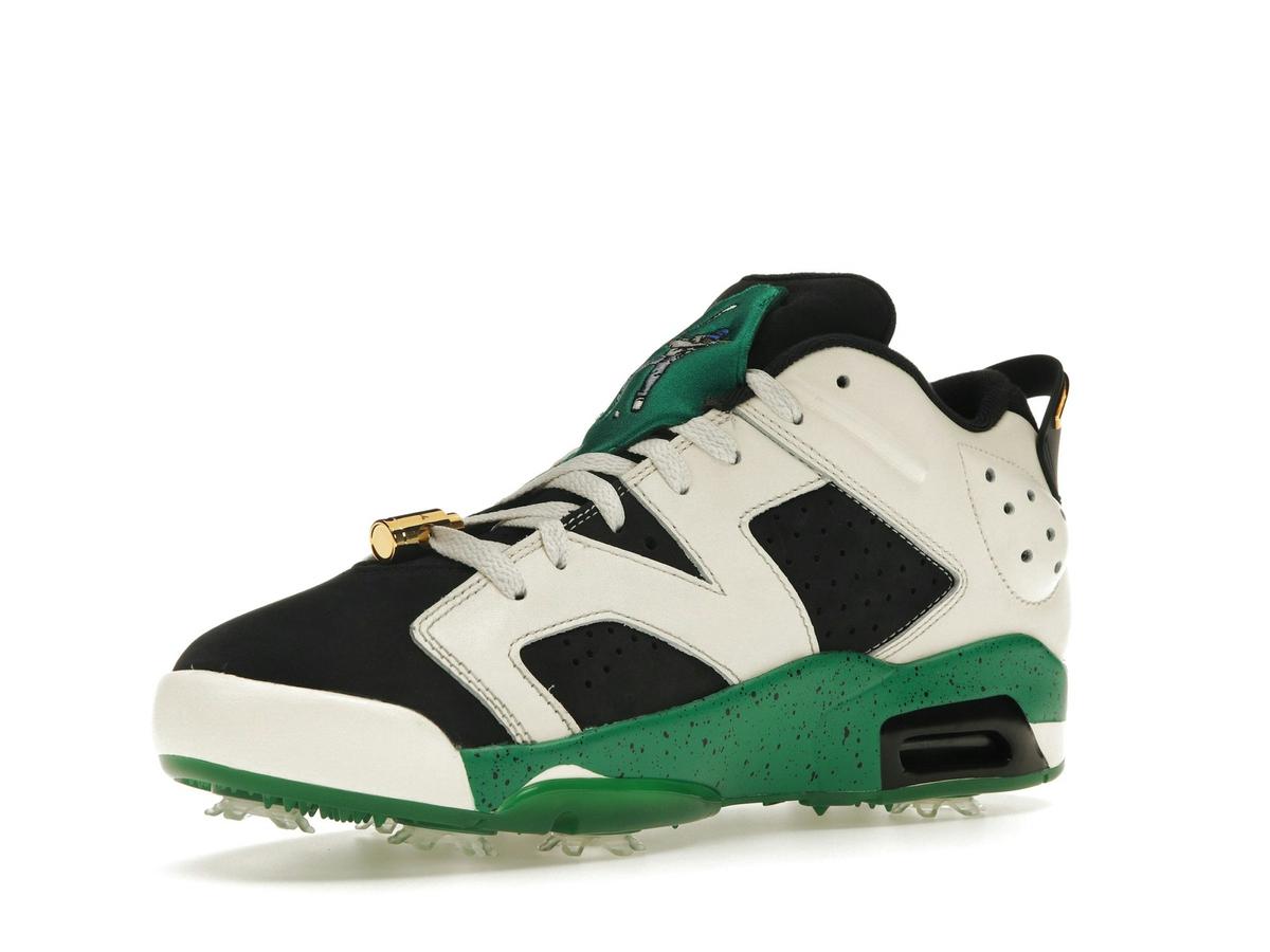 Jordan 6 Retro Low Golf NRG Eastside Golf 1961 White Malachite Black Metallic Gold FJ0848-100 - savito