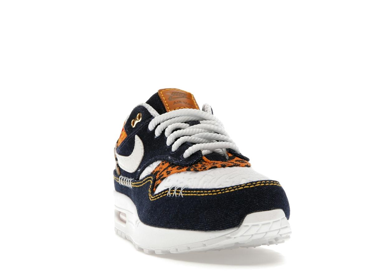 Nike Air Max 1 Premium Denim Leopard Sneakers FJ4452-432 - savito