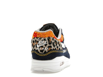 Nike Air Max 1 Premium Denim Leopard Sneakers FJ4452-432 - savito