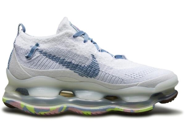 Nike Air Max Scorpion FK Just Do It Women's White Blue Whisper FJ7736-141 - savito