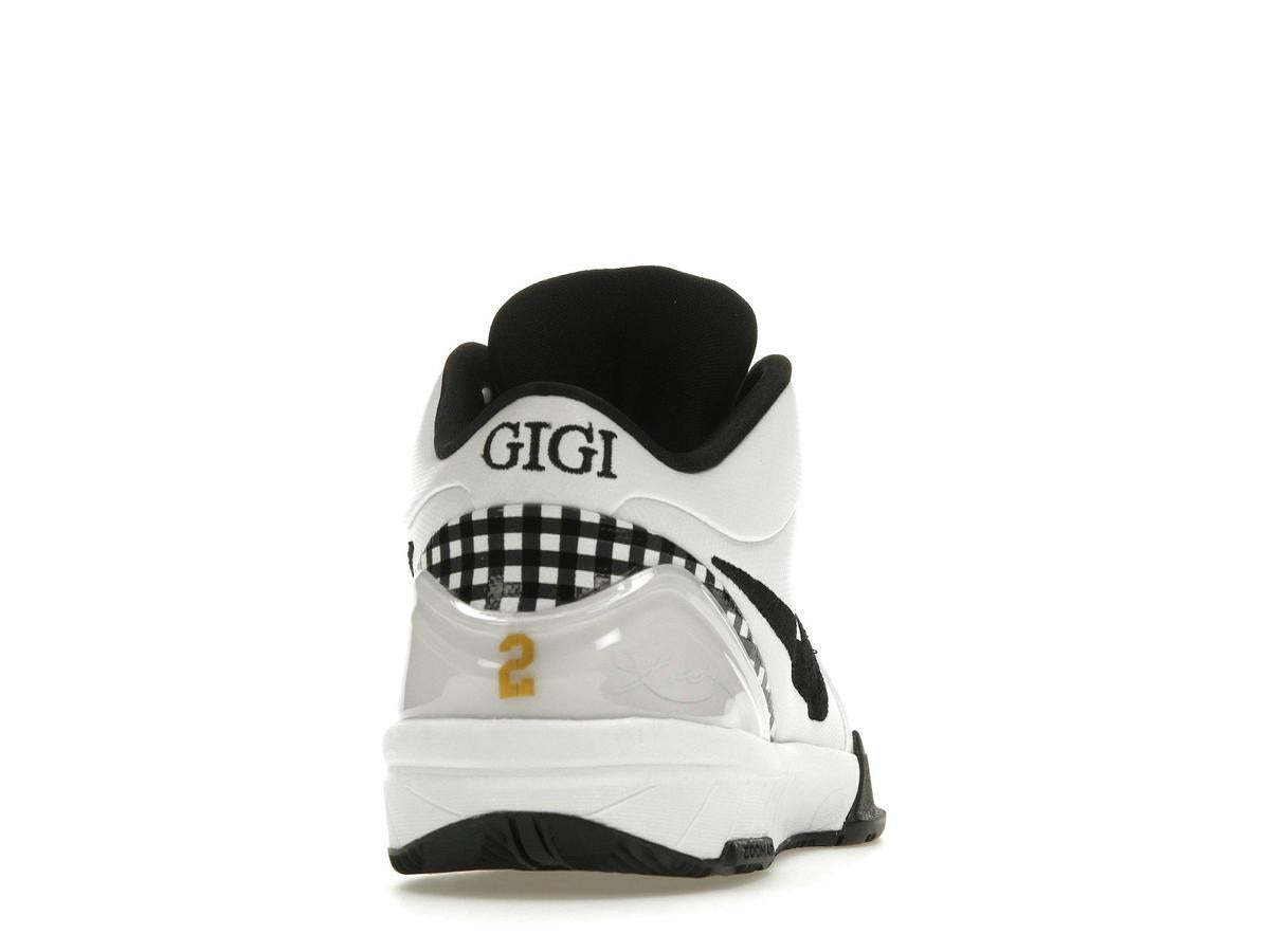 Nike Kobe 4 Protro Mambacita Gigi Black White Gold FJ9363-100 - savito