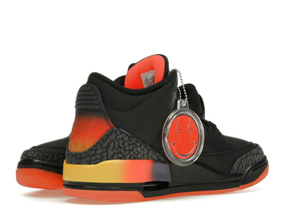 Jordan 3 Retro J Balvin Rio FN0344-001 Black Solar Flare Total Crimson Abyss - savito