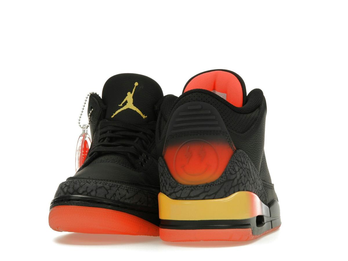 Jordan 3 Retro J Balvin Rio FN0344-001 Black Solar Flare Total Crimson Abyss - savito