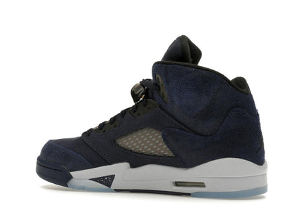 Jordan 5 Retro Georgetown (GS) Midnight Navy Black Football Grey FN5452-400 - savito