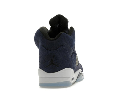 Jordan 5 Retro Georgetown (GS) Midnight Navy Black Football Grey FN5452-400 - savito