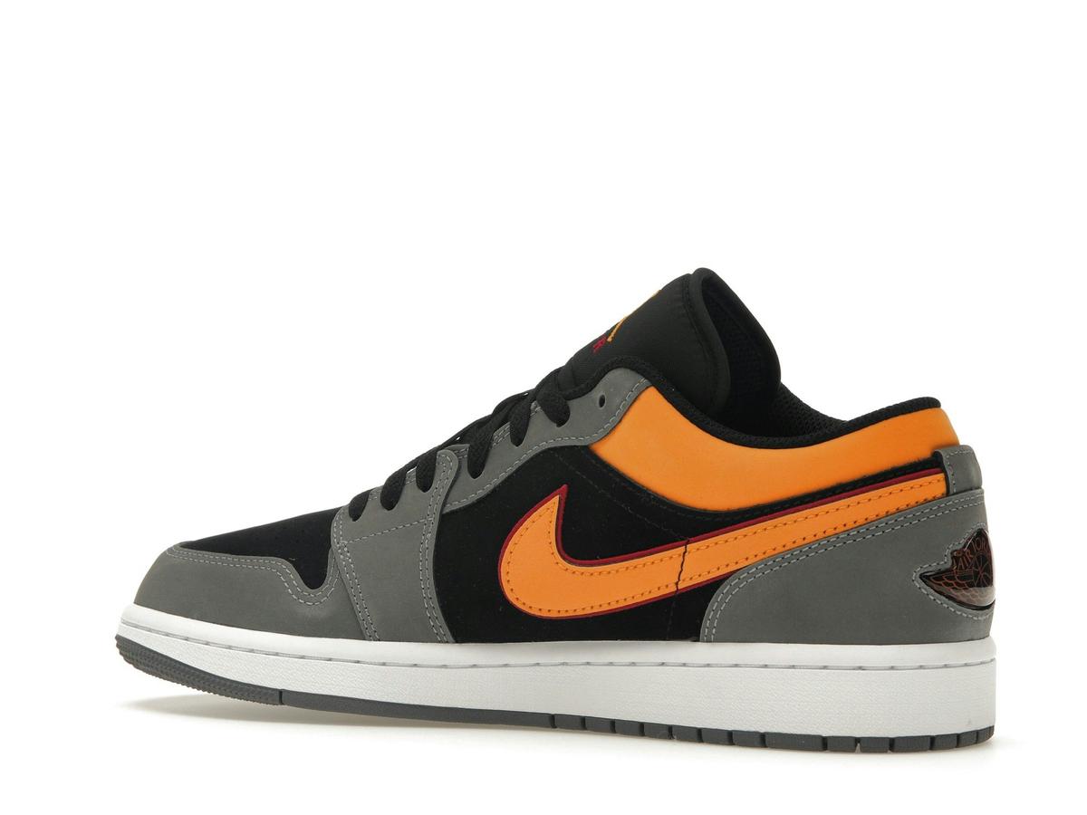 Jordan 1 Low SE Light Graphite Vivid Orange FN7308-008 - savito