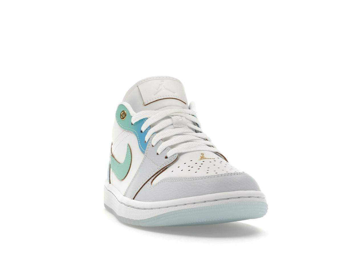 Jordan 1 Low SE Emerald Rise Women's White Gold FN8899-131 - savito