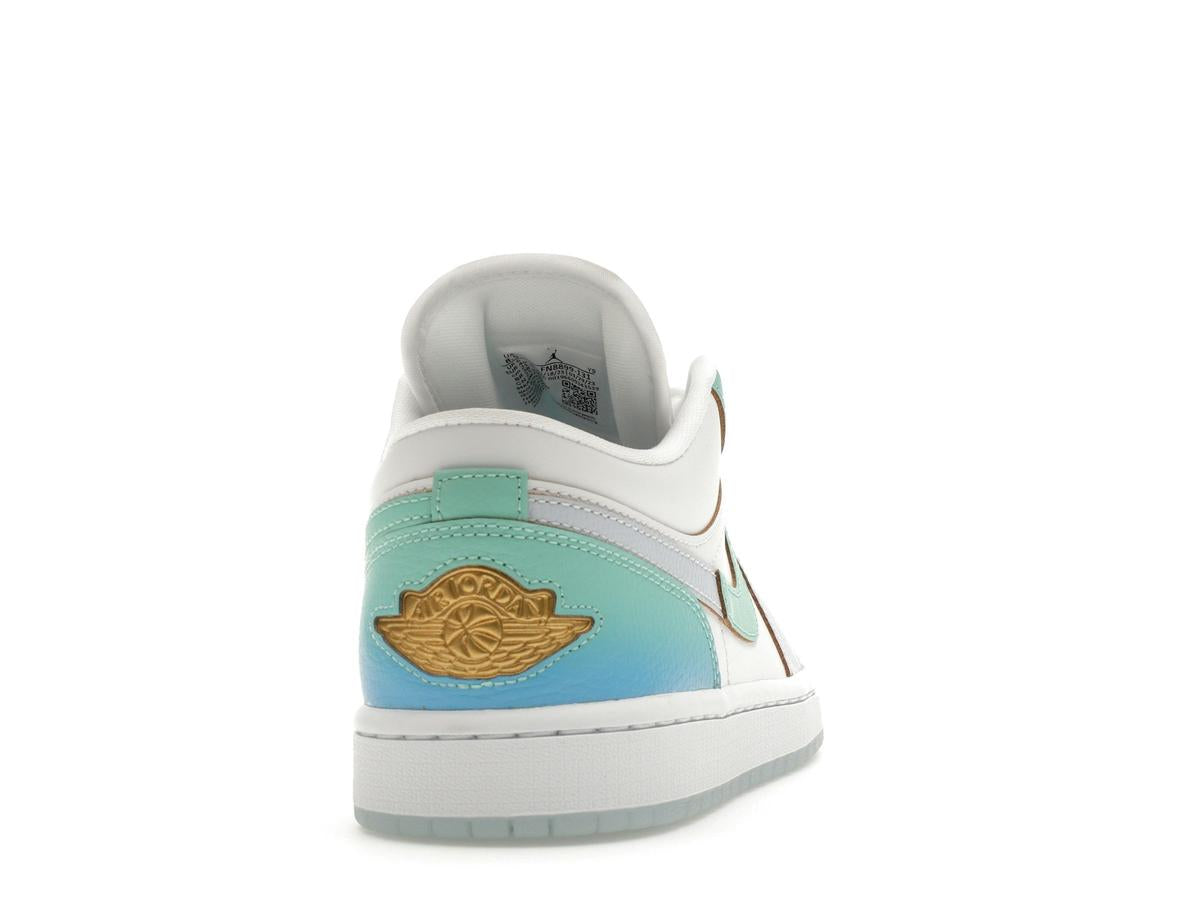 Jordan 1 Low SE Emerald Rise Women's White Gold FN8899-131 - savito