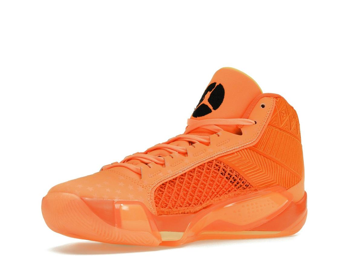 Jordan 38 WNBA Center Star Performance Sneakers Cone Black Orange FQ9008-800 - savito