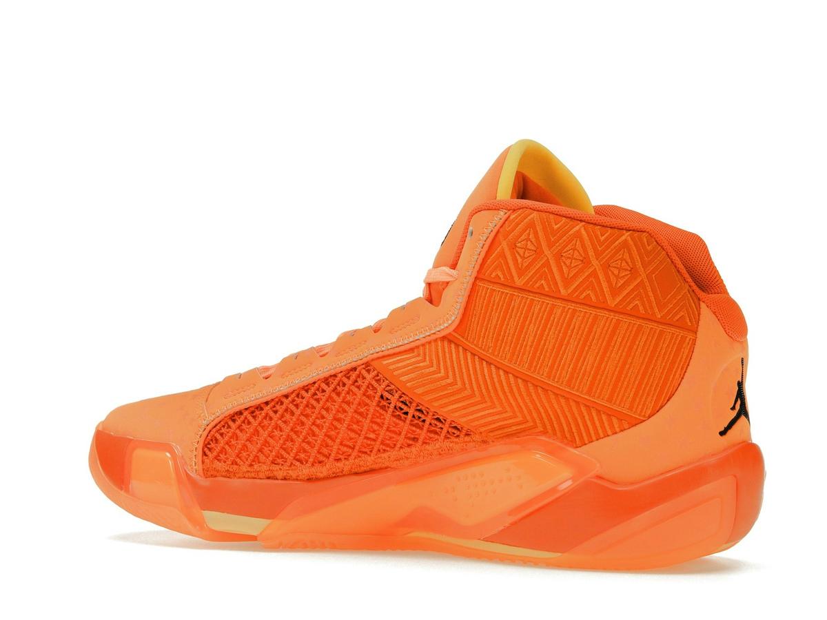 Jordan 38 WNBA Center Star Performance Sneakers Cone Black Orange FQ9008-800 - savito