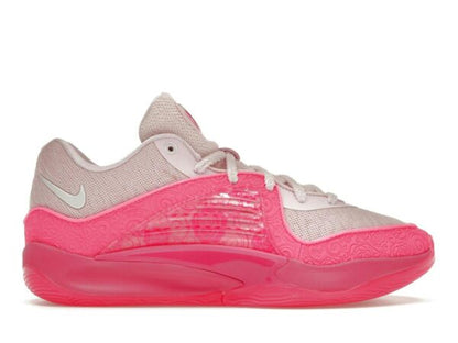 Nike KD 16 NRG Aunt Pearl FQ9216-600 Pink Foam Sneakers - savito