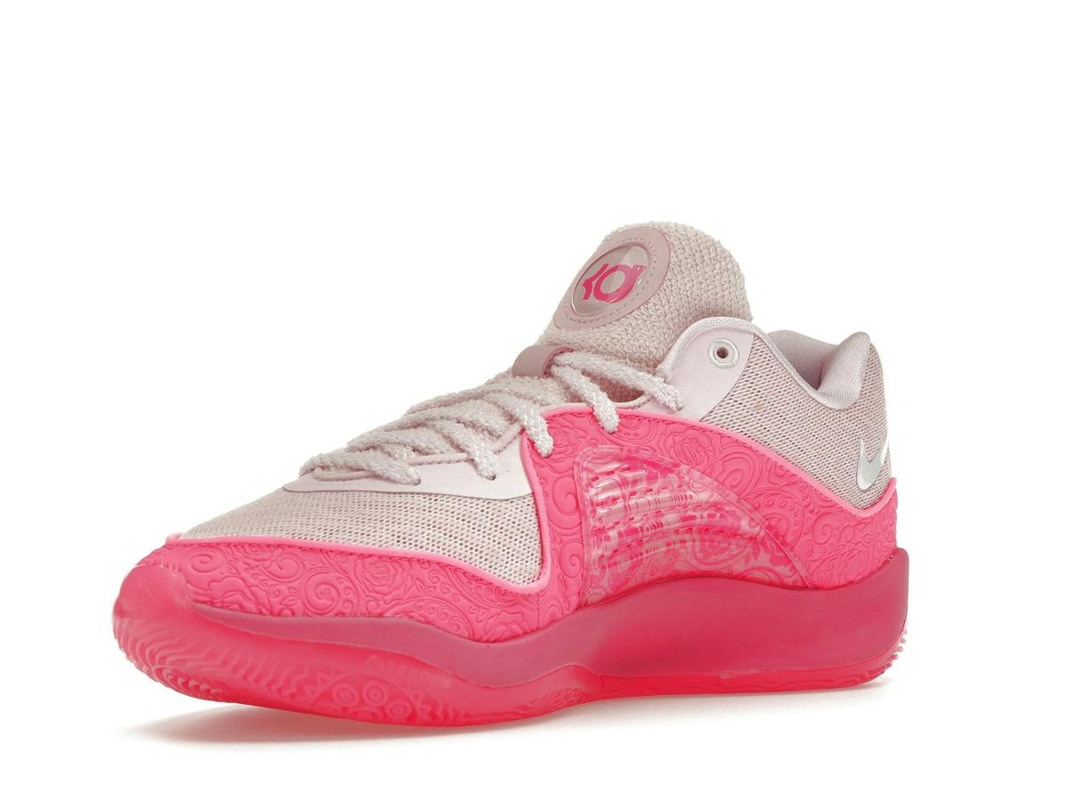 Nike KD 16 NRG Aunt Pearl FQ9216-600 Pink Foam Sneakers - savito