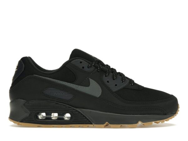Nike Air Max 90 Black Smoke Grey Gum Reflective FV0387-001 - savito